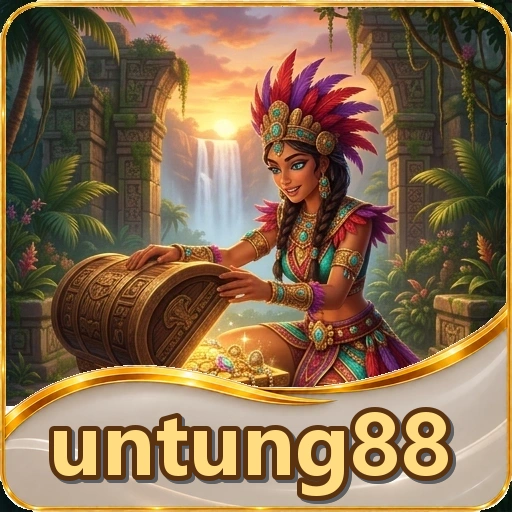 Cuplikan alur unduh dan instal APK untung88 di ponsel Android